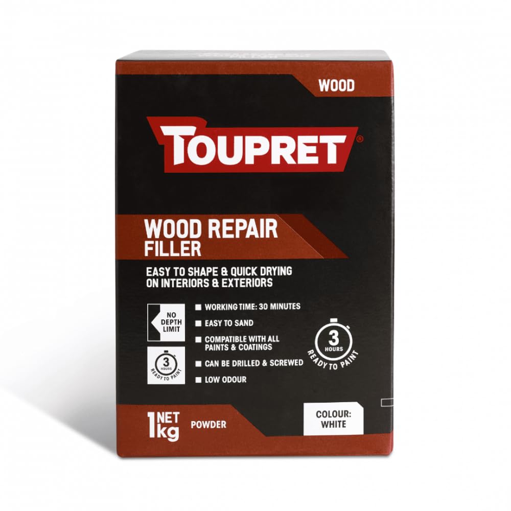 Wood repair filler white 1kg