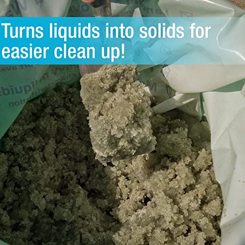 Image of TechPro CONGELZ Waste Water Solidification, 40 Pound, 1 | Turn Unwanted Liquid into Solid, Landfill-Friendly, Easy Disposal, Absorbs Spills