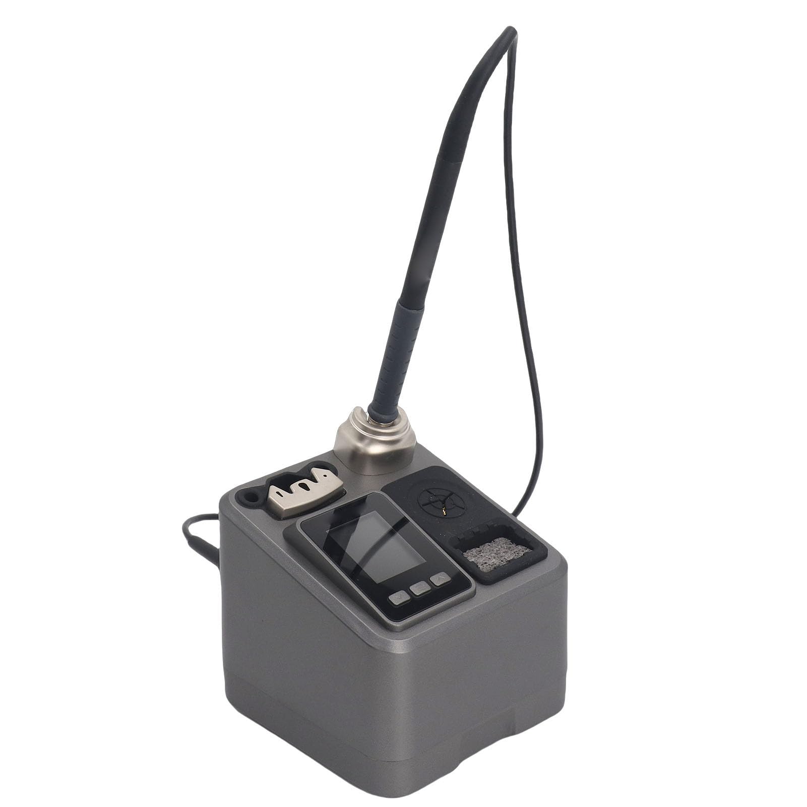 Cocoarm Lötstation mit Konstanter Temperatur, 120 W LCD-Display-Lötkolbenstation, PID-Steuerung 212 Bis 900 °F, 2 S Aufheizen, Automatischer Ruhezustand, Transformator, für Reparatur-DIY-Labor