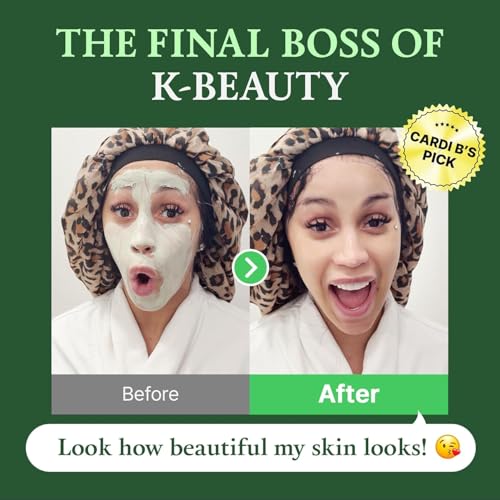FULLY Green Tomato Pore Cleanser, Cardi B’s Clay Mask Cleanser for Deep Pore Cleanse & Pore Minimizer, Blackhead & Sebum Control, Gentle Face Wash for Women, Korean Skincare - Image 3