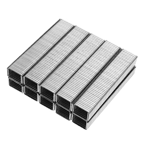 Clavos de grapas tipo puerta Heavy Duty 5000 piezas de acero para tapicería y proyectos de carpintería miniatura 1