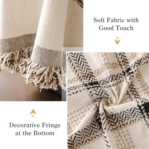 jianyana Sofa Covers Soft Durable Reversible Chenille Sofa Slipcover Couch Covers Modern Plaid Universal Furniture Protector for 1 2 3 4 Seater Sofa Loveseat L-shape Corner Futon Sofas - Image 2