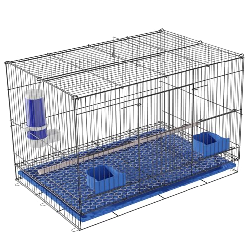 Image of Pet Iron Bird Cage for Small Birds, Large Size 20 Inch for Parrots, Rutin Chicken, Hamster, Parakeet, Cockatiel, Lovebird, Parrotlet