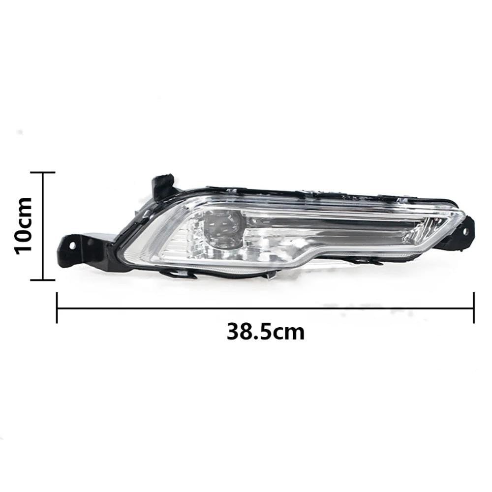 Faro Principale Faro Proiettore Anteriore DRL LED Luce Di Marcia Diurna Fendinebbia Indicatore Direzione Lampada Luci Guida Per Ford Per Fusion 2017-2018 Luce Diurna (Size : 1 paio)