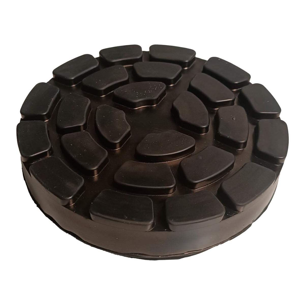 A2ZWORLD 4 almohadillas de goma redondas, diámetro 133 mm, grosor 23 mm, almohadilla puente elevador, compatible con Ravaglioli Sirio Space, fabricado en Italia