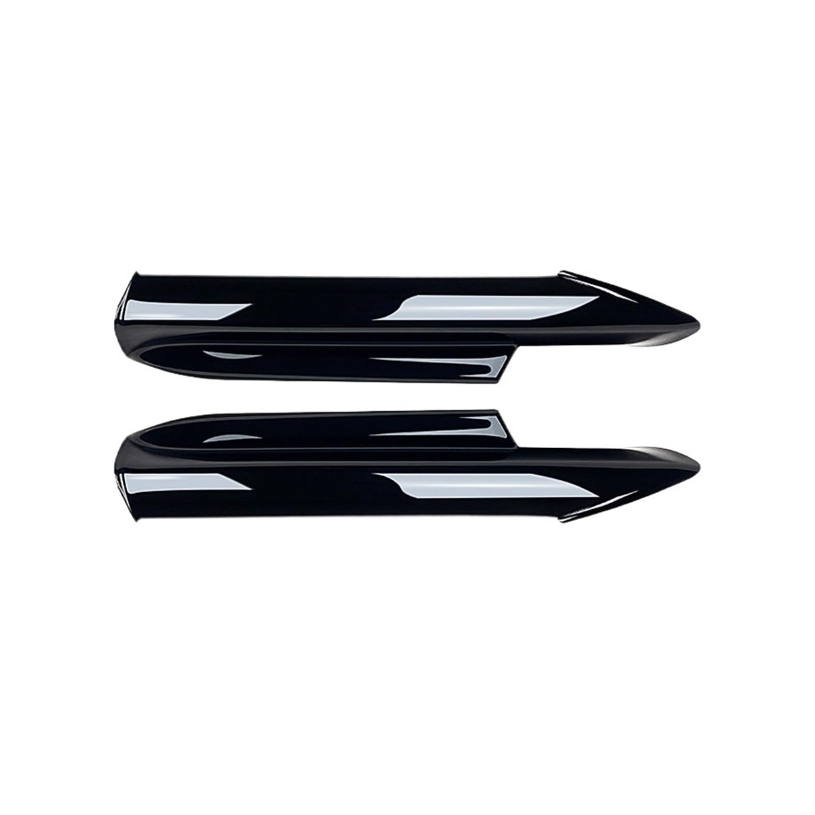 Fit For BMW 3 Series E90 E91 M-Tech Front Bumper Lip Body Kit Spoiler Splitter Bumper Canard Lip Splitter Car Accessories 2005-2008 Fashionable (Color : Gloss Black Splitter, Size : 1)