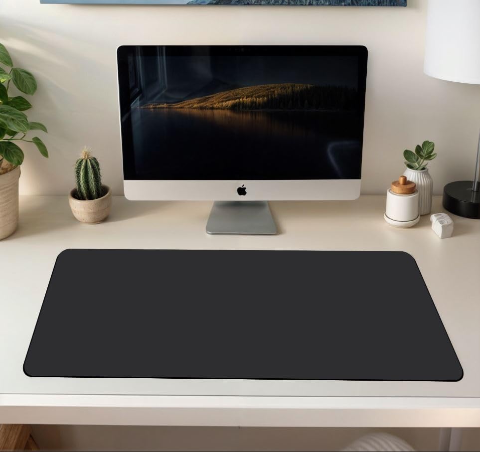 Image of ON TREND Premium Extended Mouse Pad, Large Premium Desk Mat Anti Skid Rubber Base for Desktop Laptop PC Office Gaming (Size- 23 X 11 x 0.12 Inch) (Black)