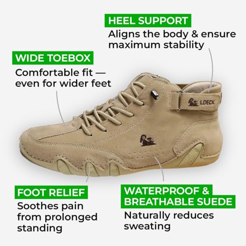 Nevova Shoes for Men & Women, Nevoldeck Orthopedic Shoes, Slip-On Ankle Boots, Lightweight & Breathable3