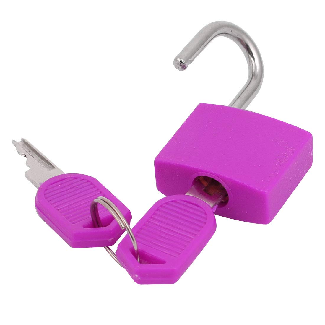 Aexit Household Office Lock Cabinet Drawer Luggage Case Security Padlock Purple w Keys Model:79as115qo27