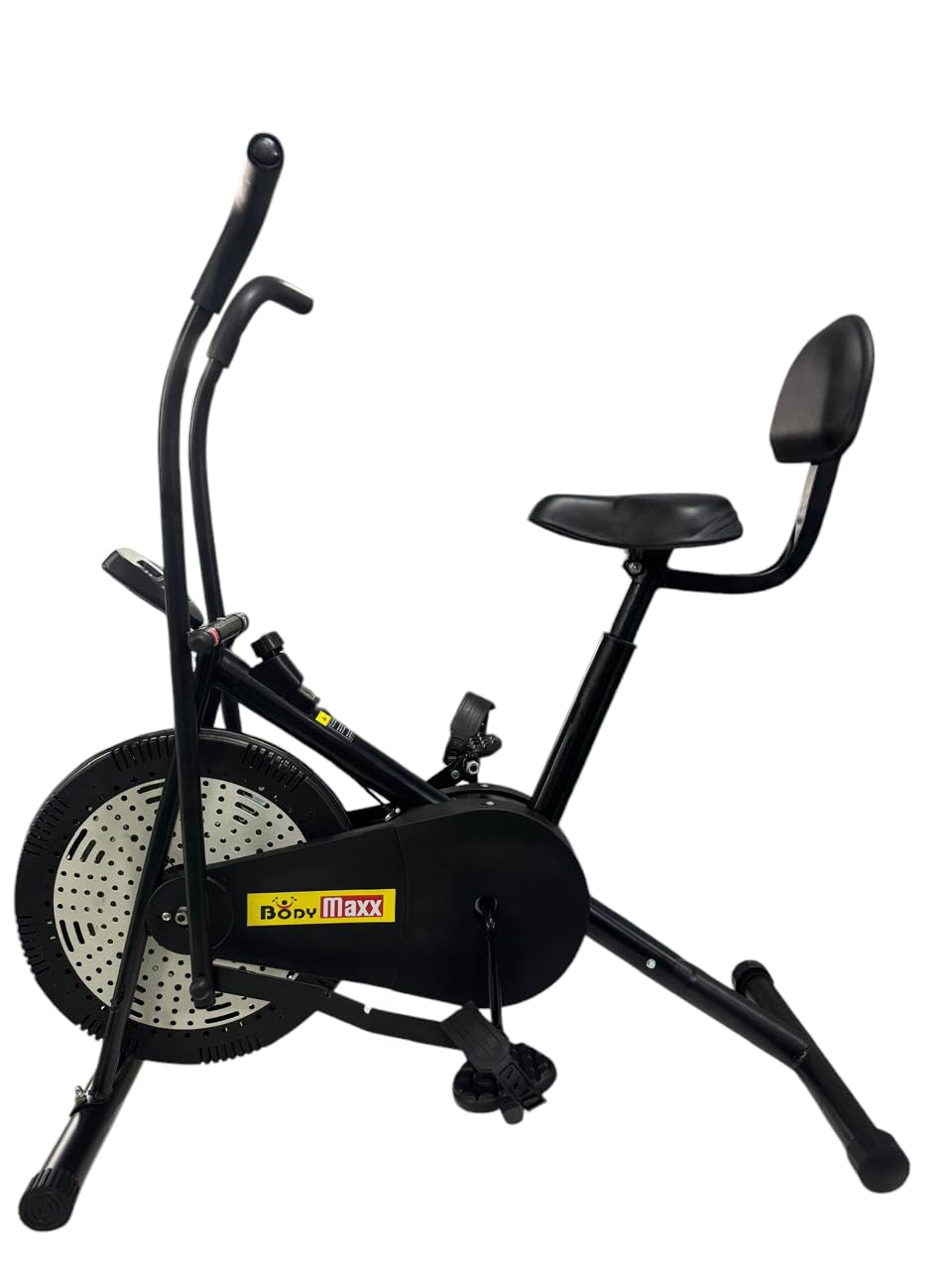 Body Maxx Dual Action Air Bike/Exercise Bike for Home |Gym Cycle for Workout With Handle Movements | Non-Slip Pedals & Cusioned Back Support | Moving Handles Black Gym Bike, Max user weight 120 KG-image-30