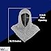 Medieval Warrior Chainmail Coif Armor, 18.75 Inches (SL) Silver