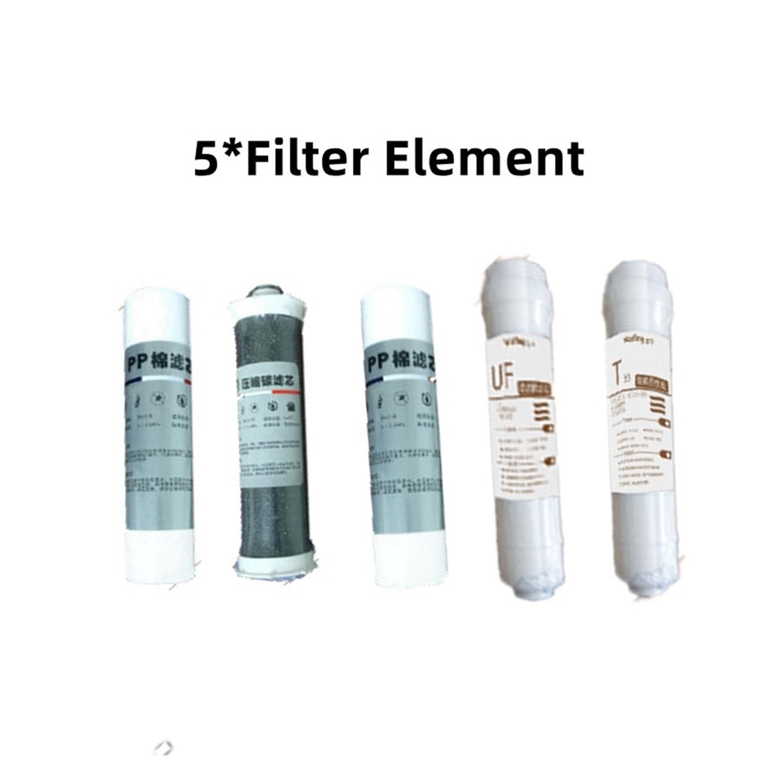 Purificador de agua for el hogar, de filtro de agua for grifo de cocina, Kit de purificación de agua de ultrafiltración 3 + 2
