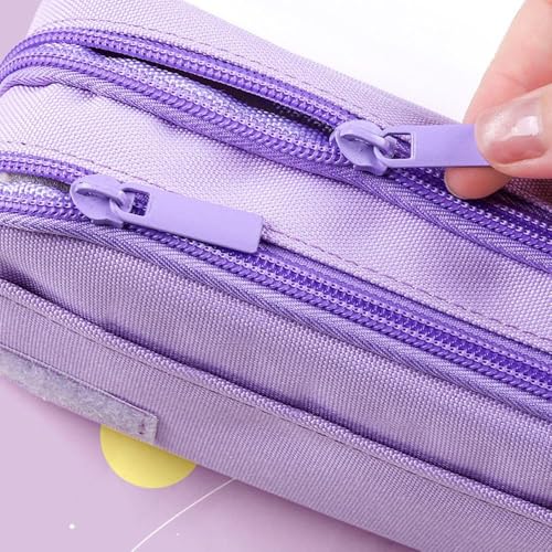 Image of SAJANI 3D Decompression Large Capacity Pencil Case, Multipurpose Stationary Organizer with Handle, Cartoon Printed Pencil Pouch for Boys & Girls (Pack of 1) (Rabbit)