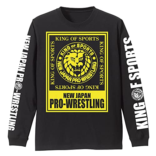 コスパ 新日本プロレスリング ライオンマーク ビッグシルエット ロングスリーブTシャツ BLACK Lサイズのサムネイル