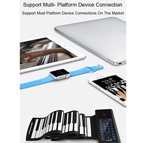XMZWD Piano Roll Up Pliable, Débutant Hand Roll Piano 88 Clavier Épaississement Version Professionnelle Portable… - Les Beatles, Paul McCartney, John Lennon, RIngo Starr, George Harrison XMZWD Piano Roll Up Pliable, Débutant Hand Roll Piano 88 Clavier Épaississement Version Professionnelle Portable… – Image 5