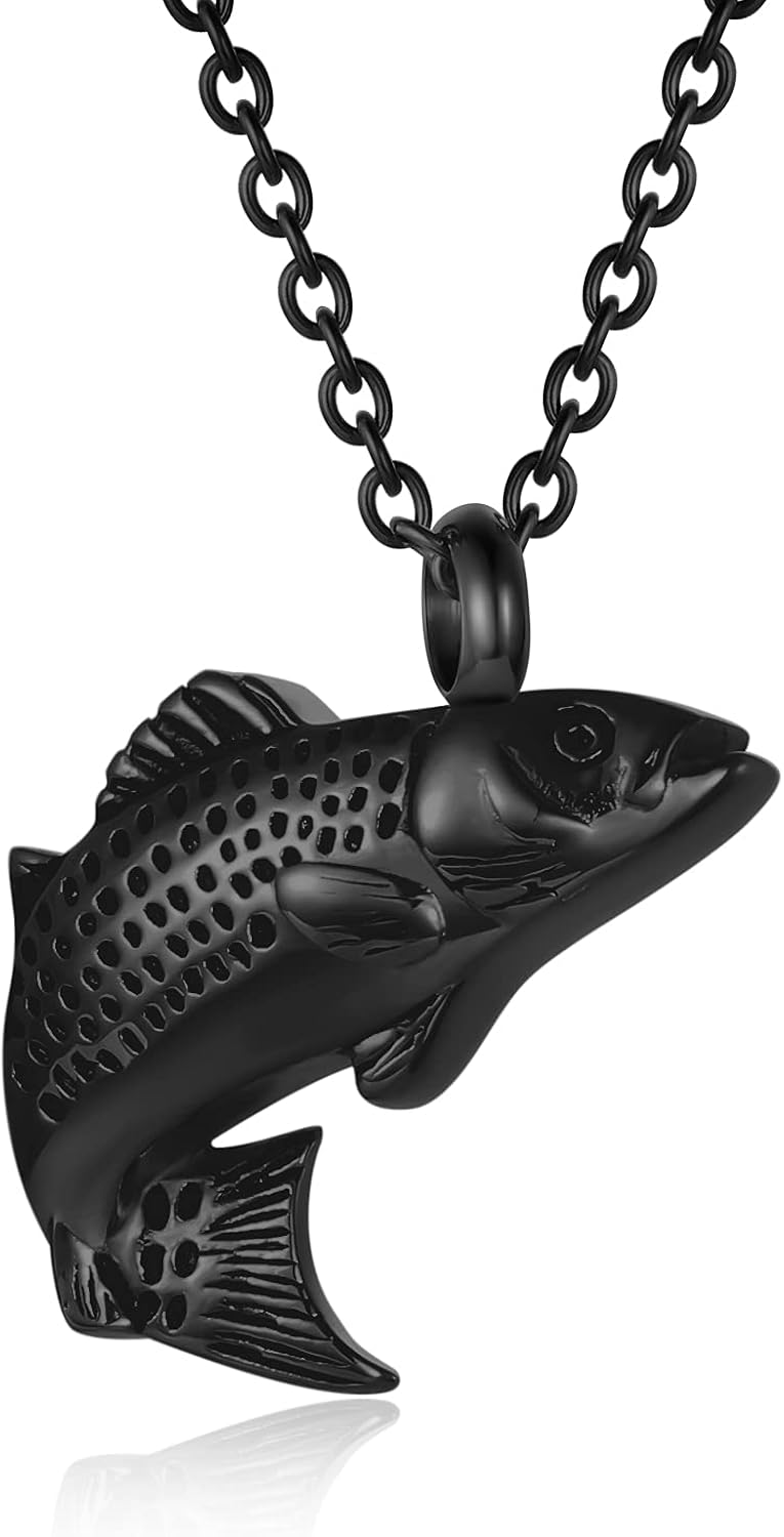Fish cremation jewelry Clearance