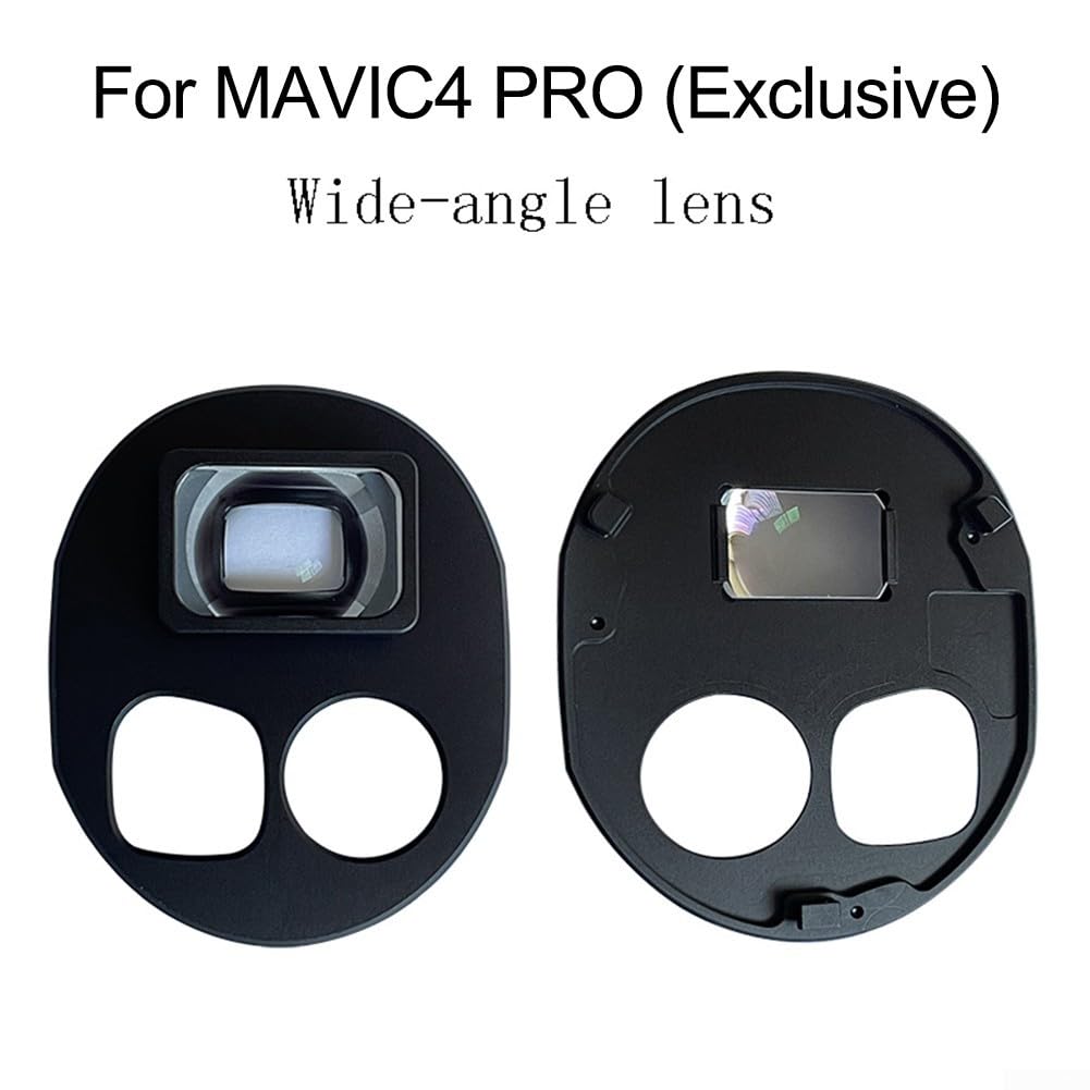 Szerokokątny obiektyw ze szkła optycznego do DJI dla Mavic 4 Pro do robienia szerokich i wyraźnych zdjęć lotniczych ze zmniejszonymi zniekształceniami (obiektyw szerokokątny)