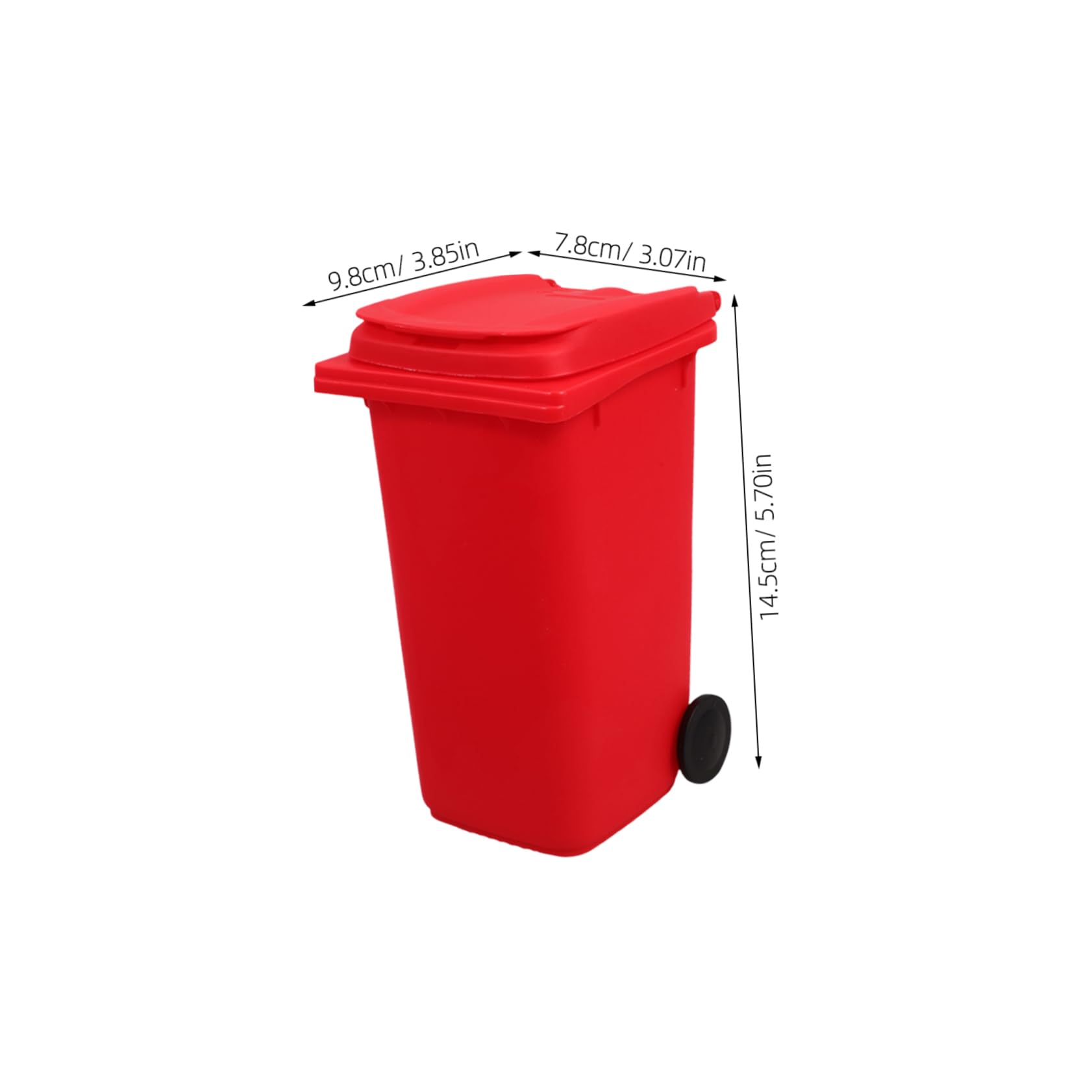 Operitacx 16stücke Mini Mit Deckel Schwarz Blau Grün Und Rot Multifunktionale Stiftehalter Und Makeup Pinsel Organizer Für Schreibtisch Und Kosmetikbedarf