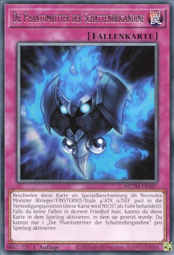 Die Phantomritter der Schattenbrigandine MZTM-DE107 Rare Deutsch Boosterfrisch 1. Auflage - Maze of The Master - mit ReCollectibles-Versandschutz - für Yu-Gi-Oh!