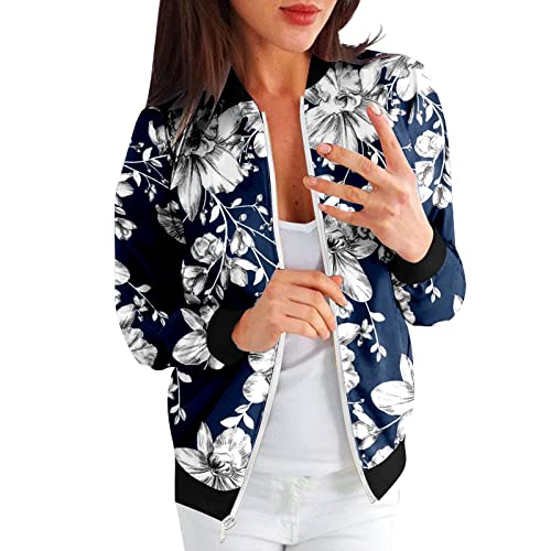 Sunnyuk Chaqueta Fina Mujer Casual Fruncida Elástica Chaquetas Chaquetas de Traje Chaqueta de Trabajo Ligera con Bolsillos