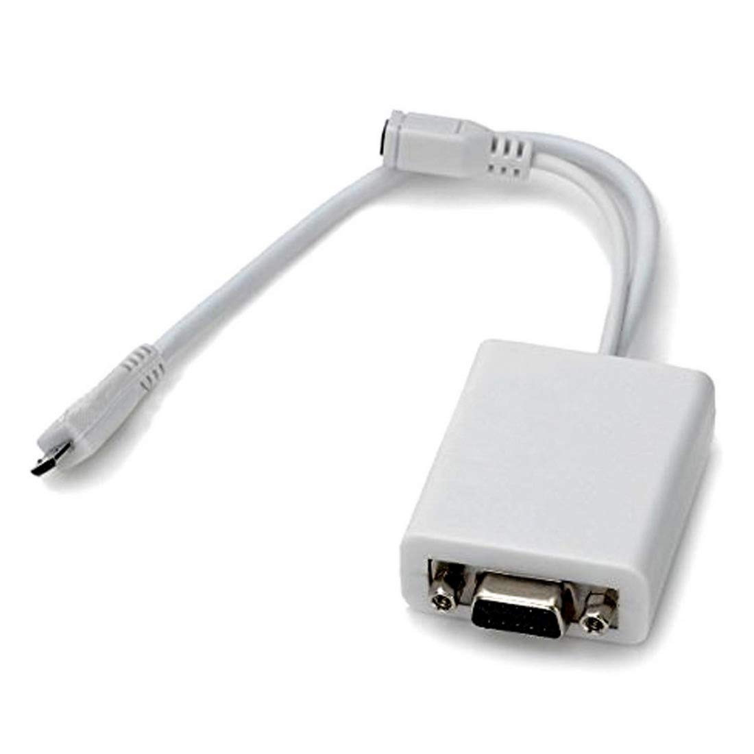 Amazon | Micro USB を VGA TV 液晶 変換 アダプタ 15ピンVGA ケーブル