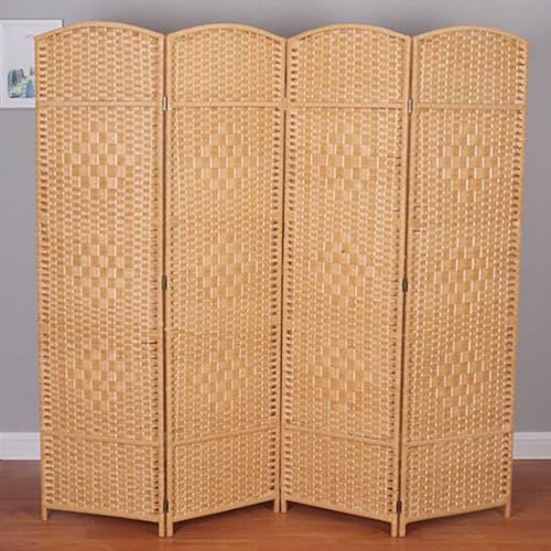 GN2AAIL パーテーション 間仕切り タイプ2 4連 高さ150/170/180cm 折りたたみ 軽量 目隠し 衝立 おしゃれ 組立不要 コンパクト収納 エアコン風よけ 直撃風防止 オフィス 会議室 お風呂に最適 可動式 持ち運び 木製 アジアン 15