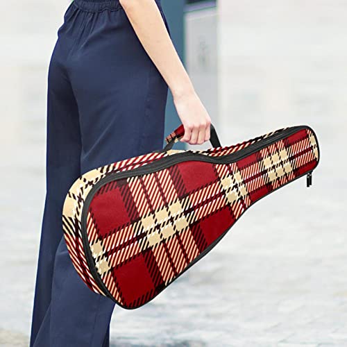 Housse pour ukulélé beige et rouge écossais écossais de 10 mm d’épaisseur avec rembourrage en éponge de 53,3 cm avec… - Les Beatles, Paul McCartney, John Lennon, RIngo Starr, George Harrison Housse pour ukulélé beige et rouge écossais écossais de 10 mm d'épaisseur avec rembourrage en éponge de 53,3 cm avec… – Image 7