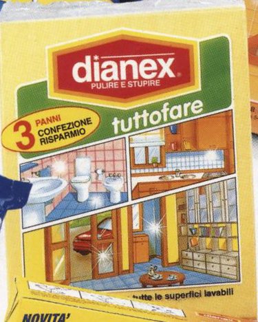 Set 10 DIANEX 3 Panni Tuttofare Attrezzi Pulizie