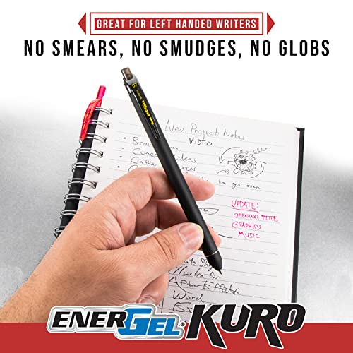 Pentel EnerGel Kuro Bolígrafo Gel Líquido, 0.7 mm, Pack 12 miniatura 4