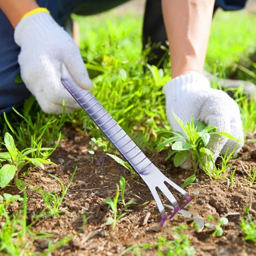 Ancinho de mão de jardim,Ferramenta de jardim de ancinho de mão,Ferramentas de cultivo de aço inoxid