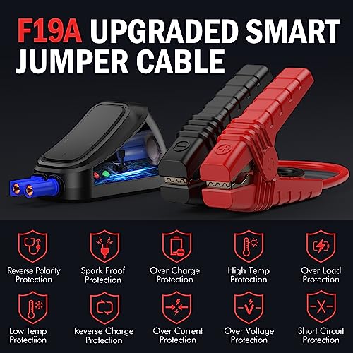 image for DBPOWER Jump Starter 2000A Peak Portable Car Jump Starter for Up to 8.