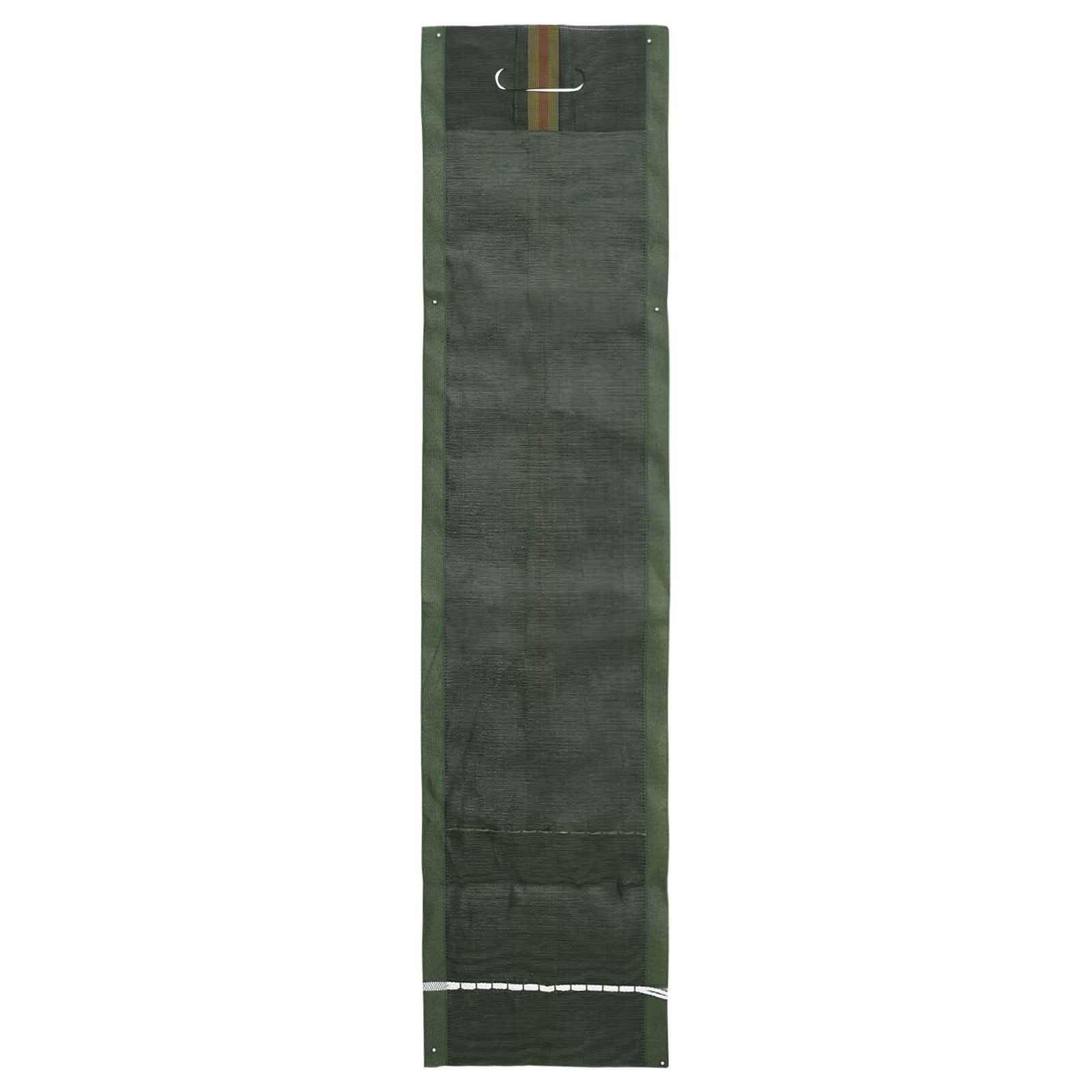 Sandsäcke 100 Stück Dunkelgrün 120 x 27 cm HDPE für Außenbereich, stabile Erosionskontrolle, Barrieren, Gewichtsstabilisierung, langlebig, robuste, stapelbar, mit Tragegriffen, UV-geschützt