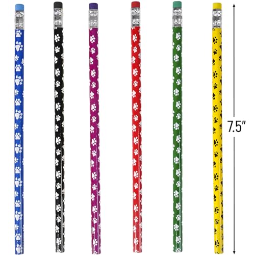 Lápices Paw Print Pack de 12 Rhode Island Novelty miniatura 2
