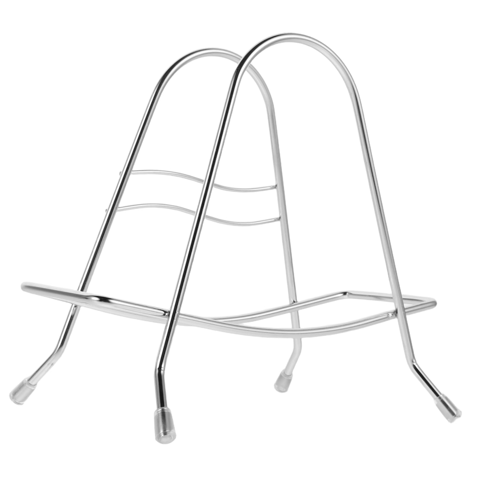 VICASKY Stainless Steel Cutting Board Holder Pot Lid Stand for Kitchen Organization Lightweight Design Enhanced Drainage Modern Style for Culinary Enthusiasts