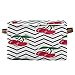 ALarge Panier de rangement en forme de cerisier en forme de chevron pliable Panier à linge Organiseur de jouets Cube Sac avec poignées pour la maison, le bureau, les étagères de chambre d'enfant