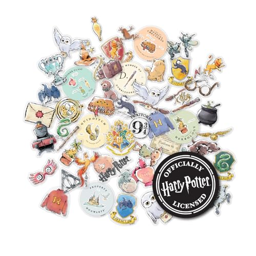 Conquest Harry Potter Watercolor Clear Stickers