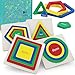 Jouets en Bois pour Enfant, 4 pcs Montessori 3D Arc-en-Ciel Puzzles, Géométriques Forme Stack Tri et Couleur Puzzle, Jeux Educatifen pour 1 2 3 4 Ans Enfant Bébés Cadeau Noël Anniversaire