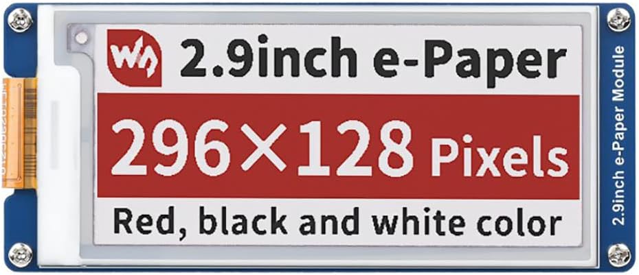Amazon.com: 2.9 Inch E-Paper Display Module (B), 296×128 SPI E-Ink ...