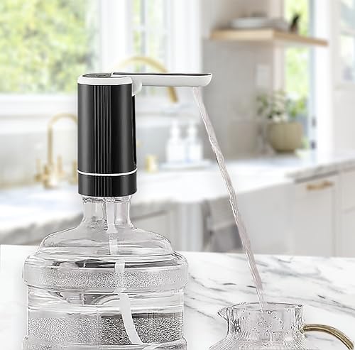 GLUN® Portable Water Dispenser, Foldable Head Automatic Rechargab...