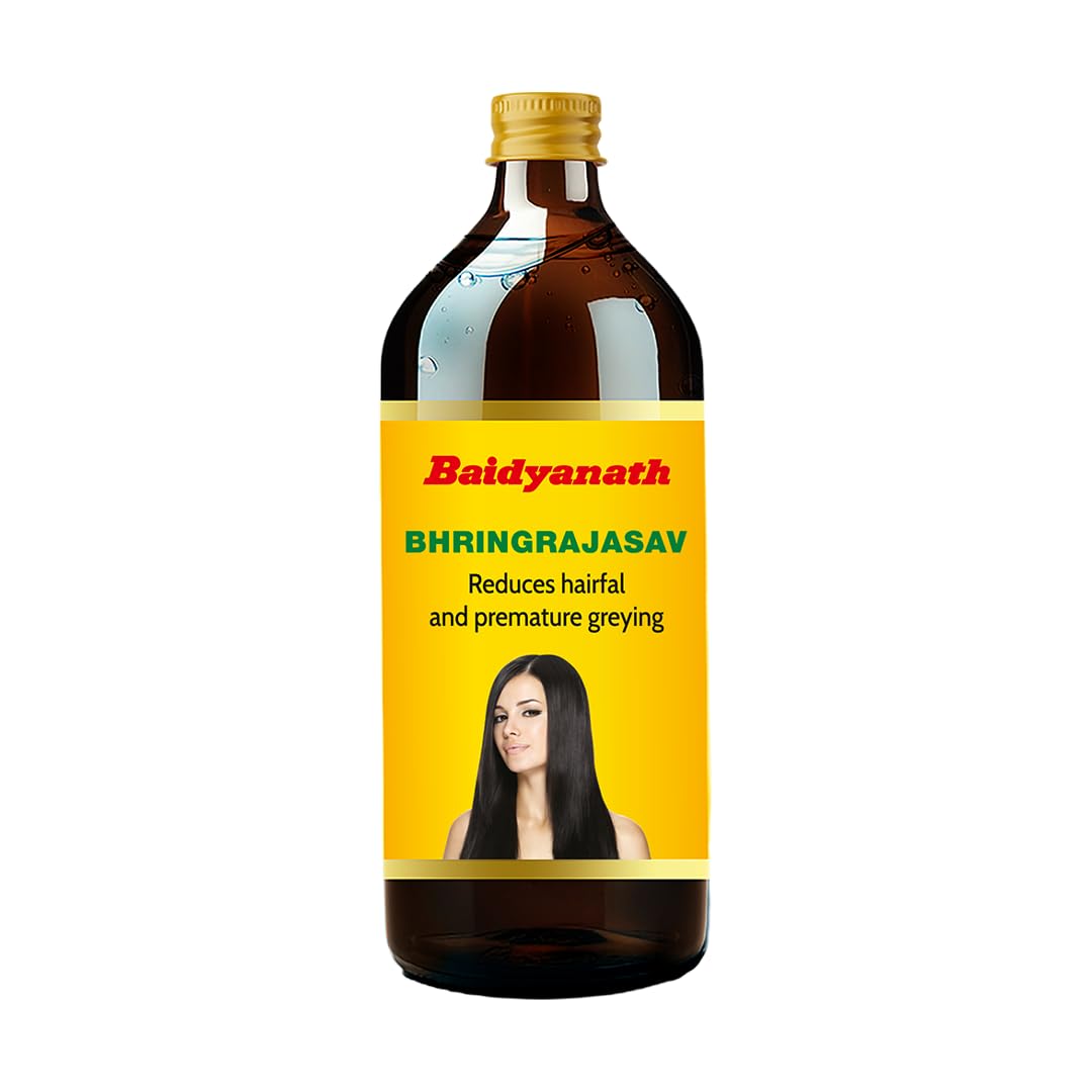 Baidyanath Bhringrajasav Syrup | Ayurvedic Hair Growth, Cough Relief & Multi-Benefit Tonic | The Ultimate Ayurvedic Solution for Respiratory Health, Liver Support, and Blood Purification | Helps in Hairfall & Premature Greying | 450 Ml (B0D6WFGMYM) Amazon Price History, Amazon Price Tracker