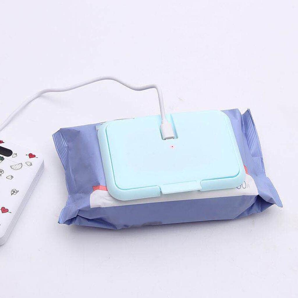 LYLA Electric Baby Wipe Warmer USB Baby Wipes Heater for Babies Light Blue-image-35