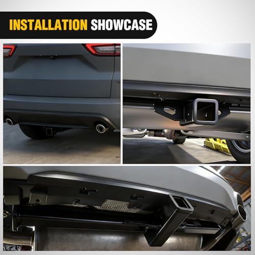 Image of Nilight Class 3 Trailer Hitch 2-Inch Heavy Duty Tow Hitch Receiver Fits 2020-2025 Ford Escape & Lincoln Corsair (Exc. PHEV) Compatible with Ball Mount Cargo Carrier Bike Rack Tow Hook