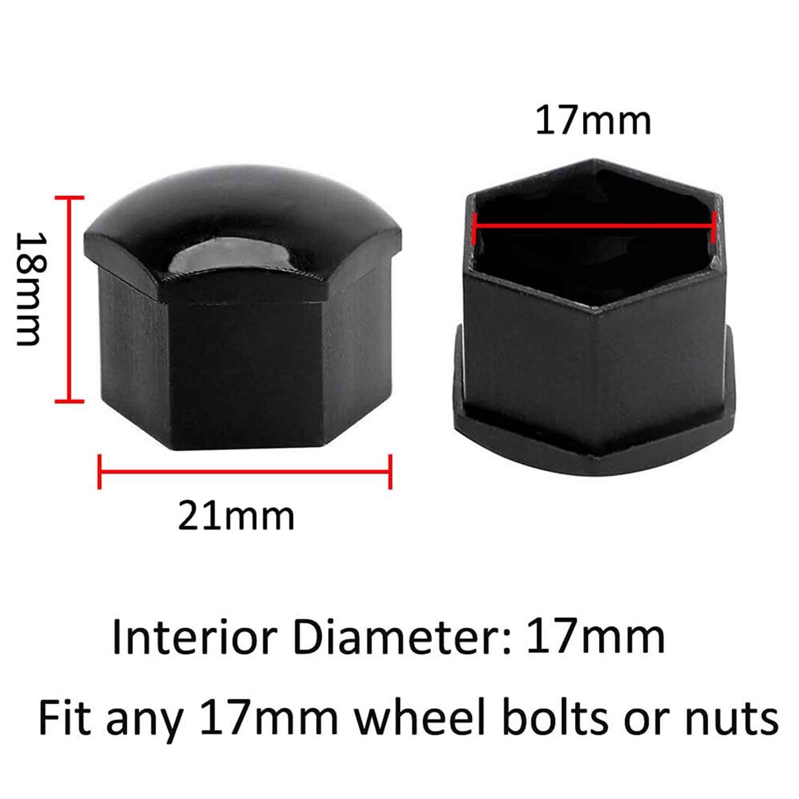 Lot De 20 Capuchons D'écrou De Roue Pour Peugeot 306 - Couvre-écrous Hexagonal 21 Mm Argenté Avec Outil De Démontage - 8