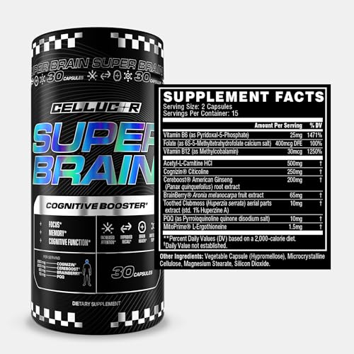 Cellucor Super Brain Cognitive Booster, 30 Capsules - image 2