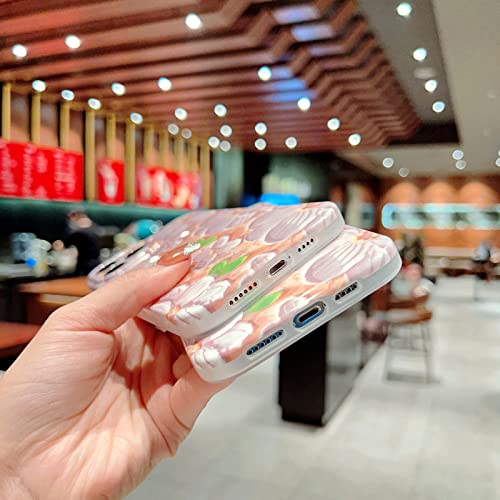 Coque rigide iPhone 12 Pro Max fleurs style artistique IMD - 4