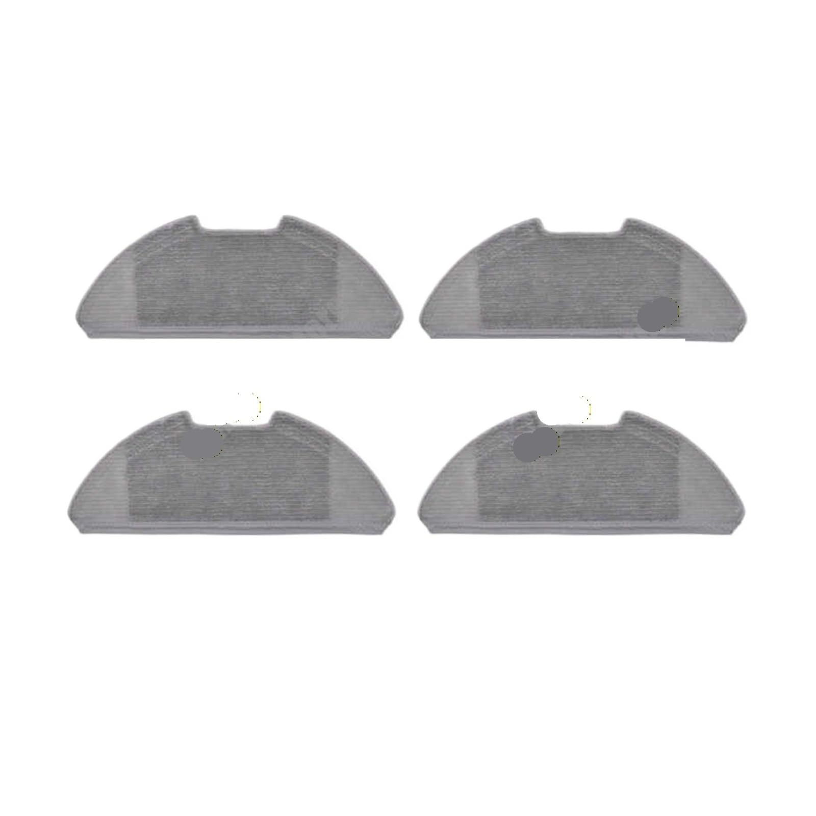 VIXWDRUTY Mop Rag Cloths，Compatible For Xiaomi， 2 Lite/Pro/MJSTL / MJST1S Robot Vacuum Spare Parts Accessories(4pcs)