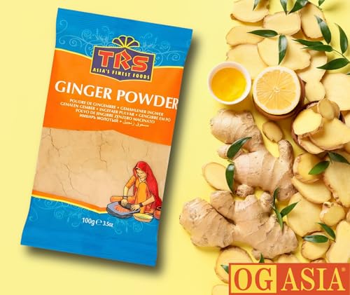 TRS Ingwer Gemahlen – 3er Pack – Würziges Ingwer Pulver für asiatische & internationale Gerichte – OG ASIA – 3x 100g