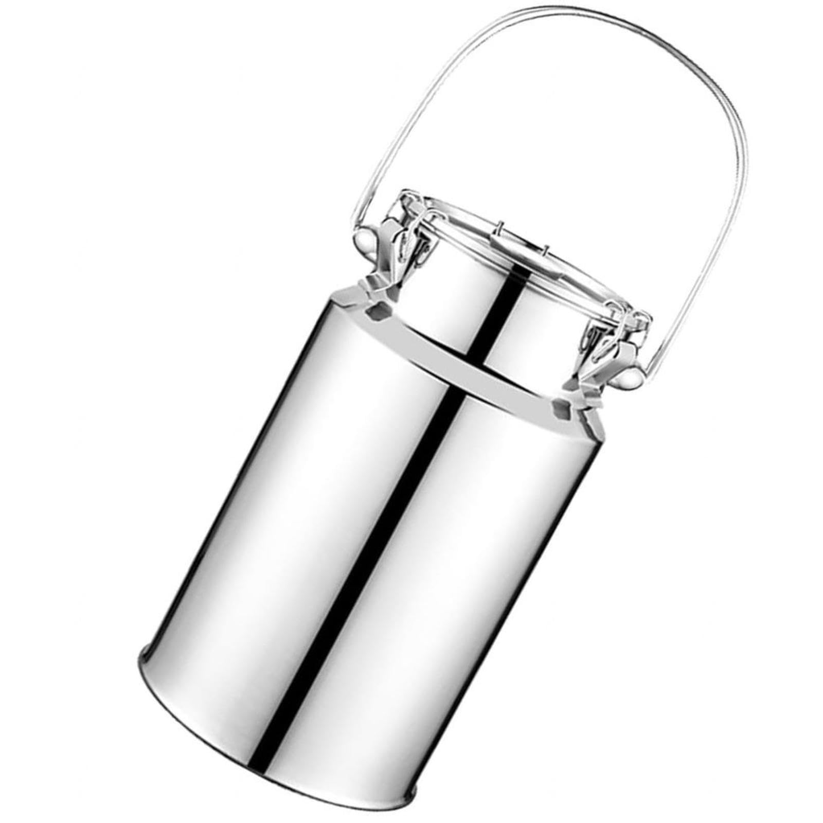 Lechera Acero Inoxidable 3/5/10/15 Litros 304 jarra de transporte de acero inoxidable Cubo para Vino/Recipiente para lácteos/bidón de Leche/Jarra con Tapa Sell,A-15L