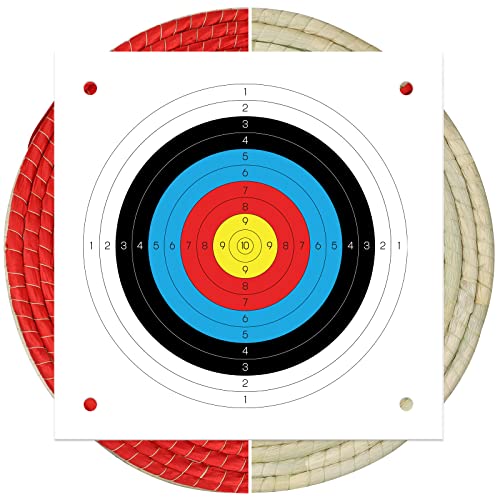 Archery Targets For Backyard, Traditional Hand-Made Round Solid Straw Archery Target, Arrow Target For Recurve Bow Longbow Or Compound Bow, Large Practice Target For Outdoor Hunting - 3 Layers #TOP2