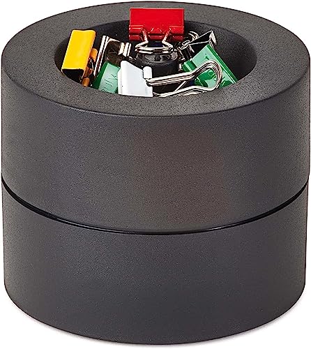 MAUL Mauly® Dispenser MAULpro Eco Sustainable Staple Dispenser for Storing Maulys Desk Organiser with 12 Clips Ideal for Desk and Office Organisation Black